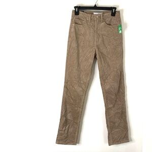 GAP Vintage Slim High Rise Corduroy Pants NWT Neutral Tan Stretch 5 Pocket